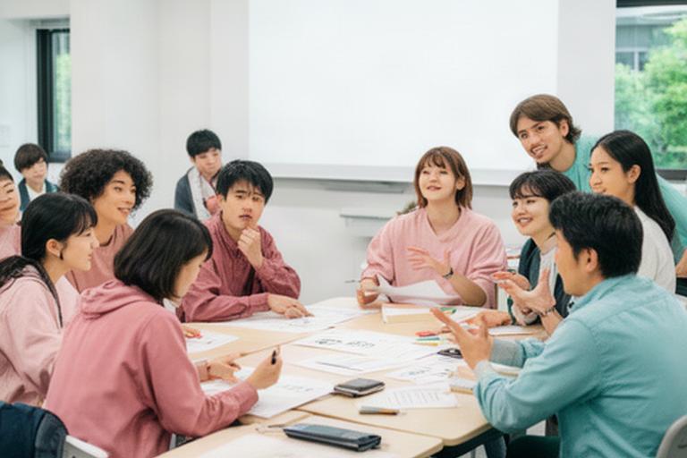 つくば市内の大学で日本の家計制度を学ぶ留学生たち